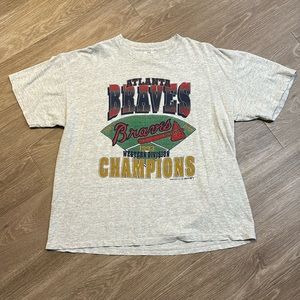RARE VINTAGE 1993 Atlanta Braves Western Division Champions shirt XL men’s.